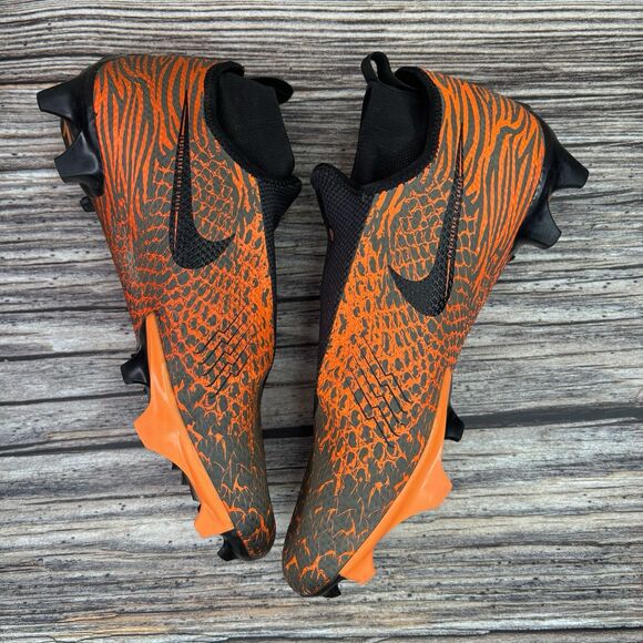 Size 11 USED Nike Vapor Edge Pro OBJ 3M Print Football Cleats Orange CI4757-002 main image 4